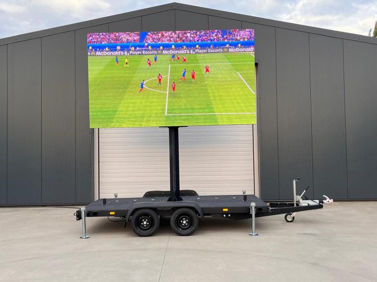 Outdoor LED Wall on trailer